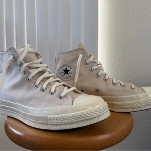 Converse - Chuck Taylor - High-Tops in Beige - Custom Chuck 70 Vintage Canvas